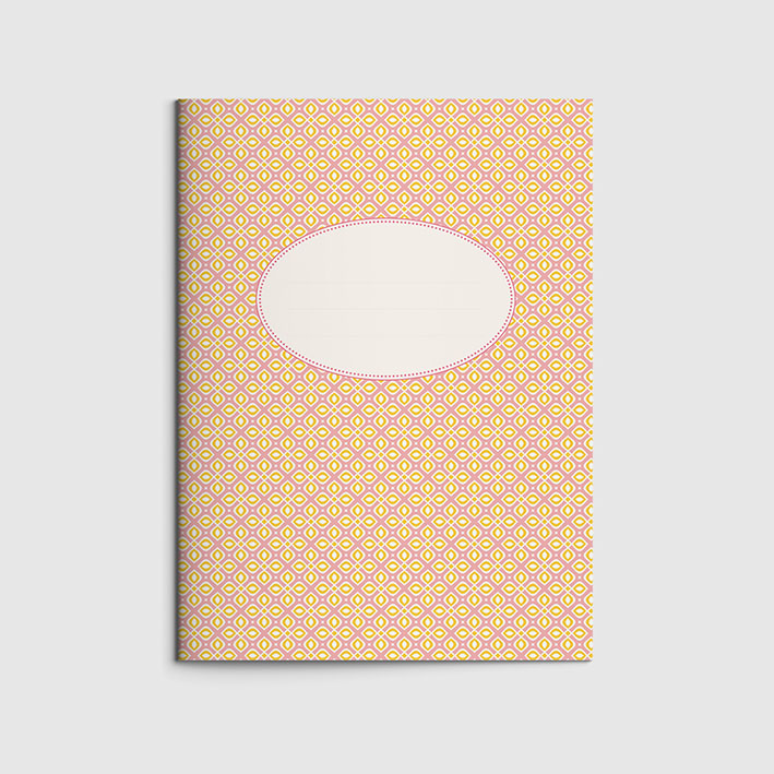 Booklet A5 - Toni Starck Pattern - Buttercreme Rosy
