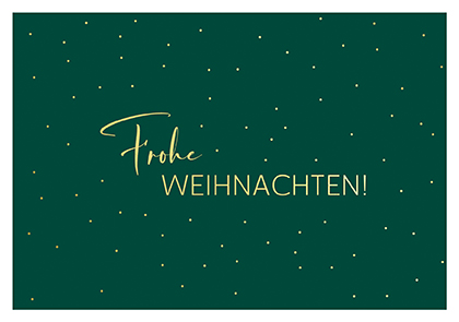 Postkarte - La Card - Weihnachten auf grün Postkarte - La Card - Weihnachten auf grün