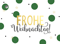 Geschenkanhänger - Weihnachtskreise, grün Geschenkanhänger - Weihnachtskreise, grün
