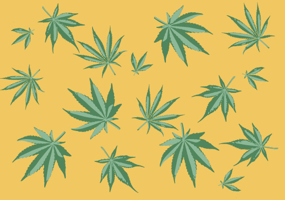 Postkarte - crissXcross - Cannabis