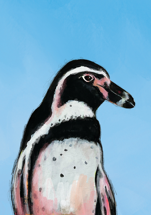 Postkarte - Tabea Güttner - Pinguin