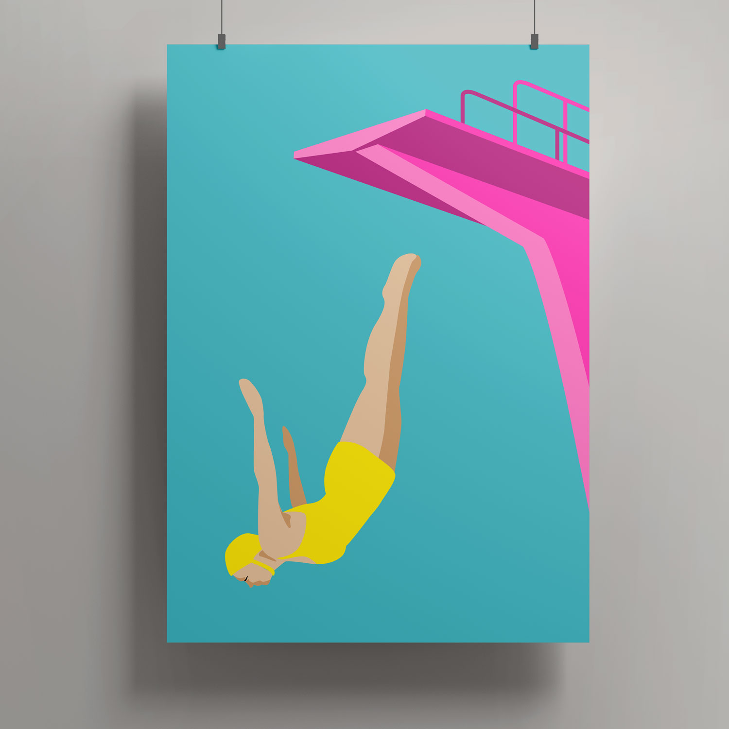 Artprint A3 - High diver