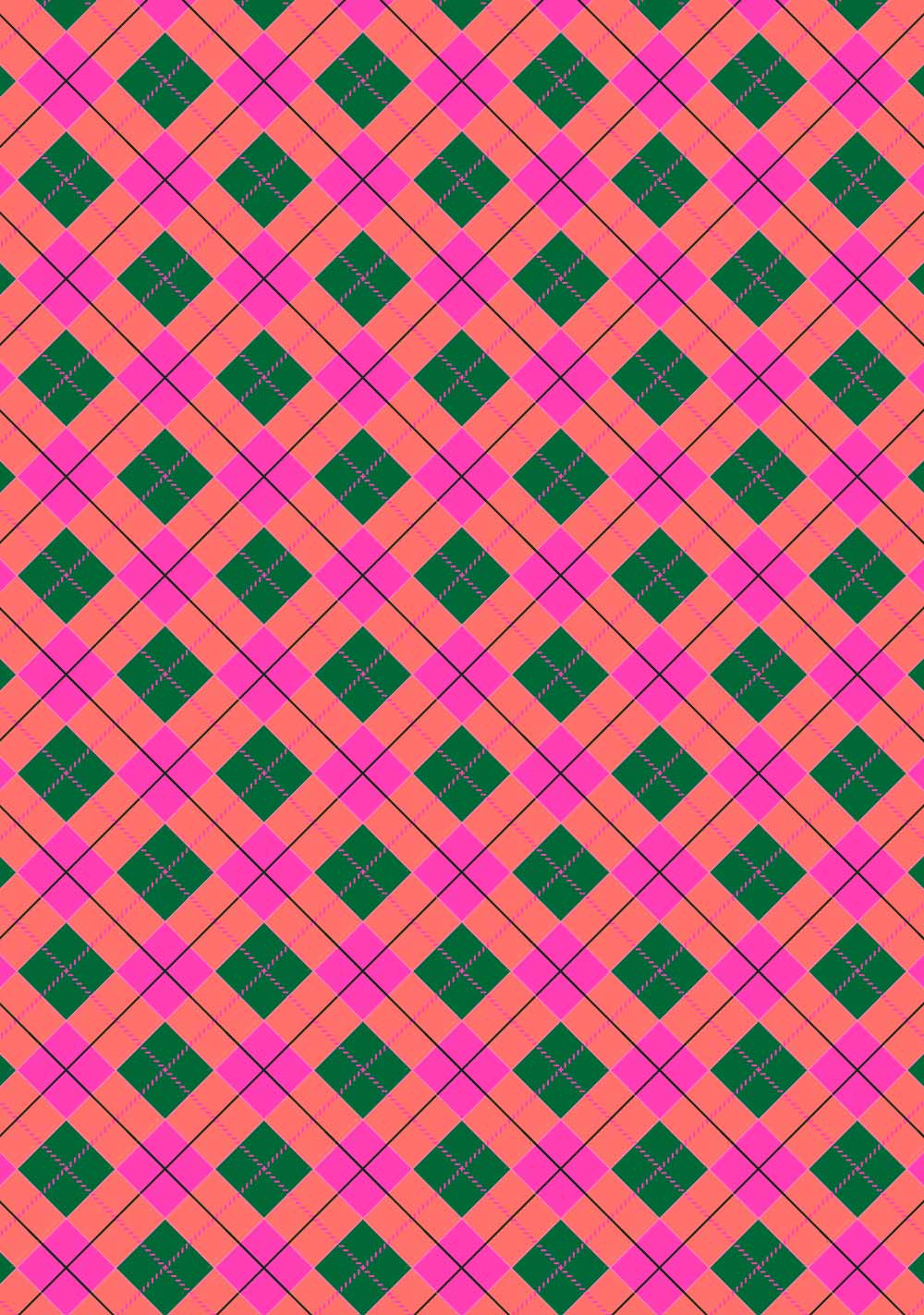 *PK - neonstyle - Karo grün