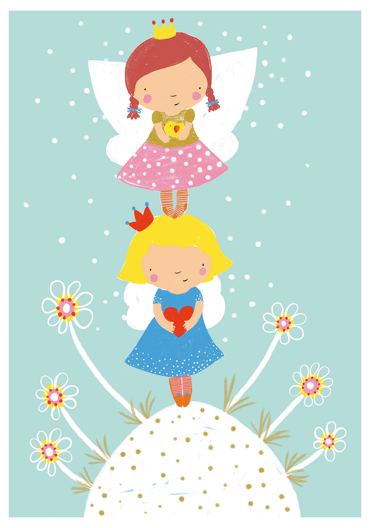 Postkarte - schönegrüsse - Frühlingskinder