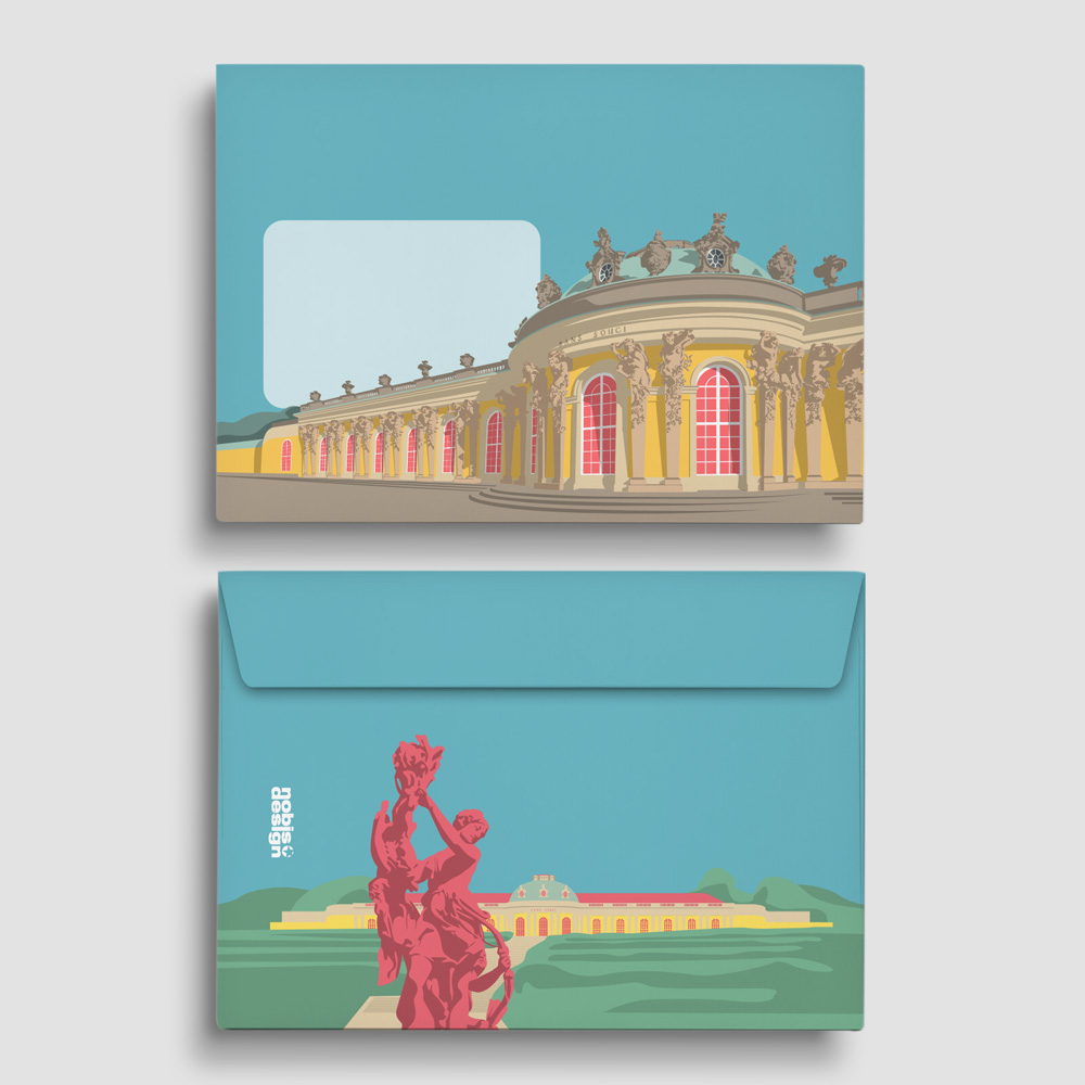 Envelope - neonstyle - Umschlag - neonstyle - Schloss Sanssouci Potsdam