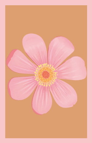 Minicard - Toni Starck - Gerbera blossom Minicard - Toni Starck - Gerbera blossom