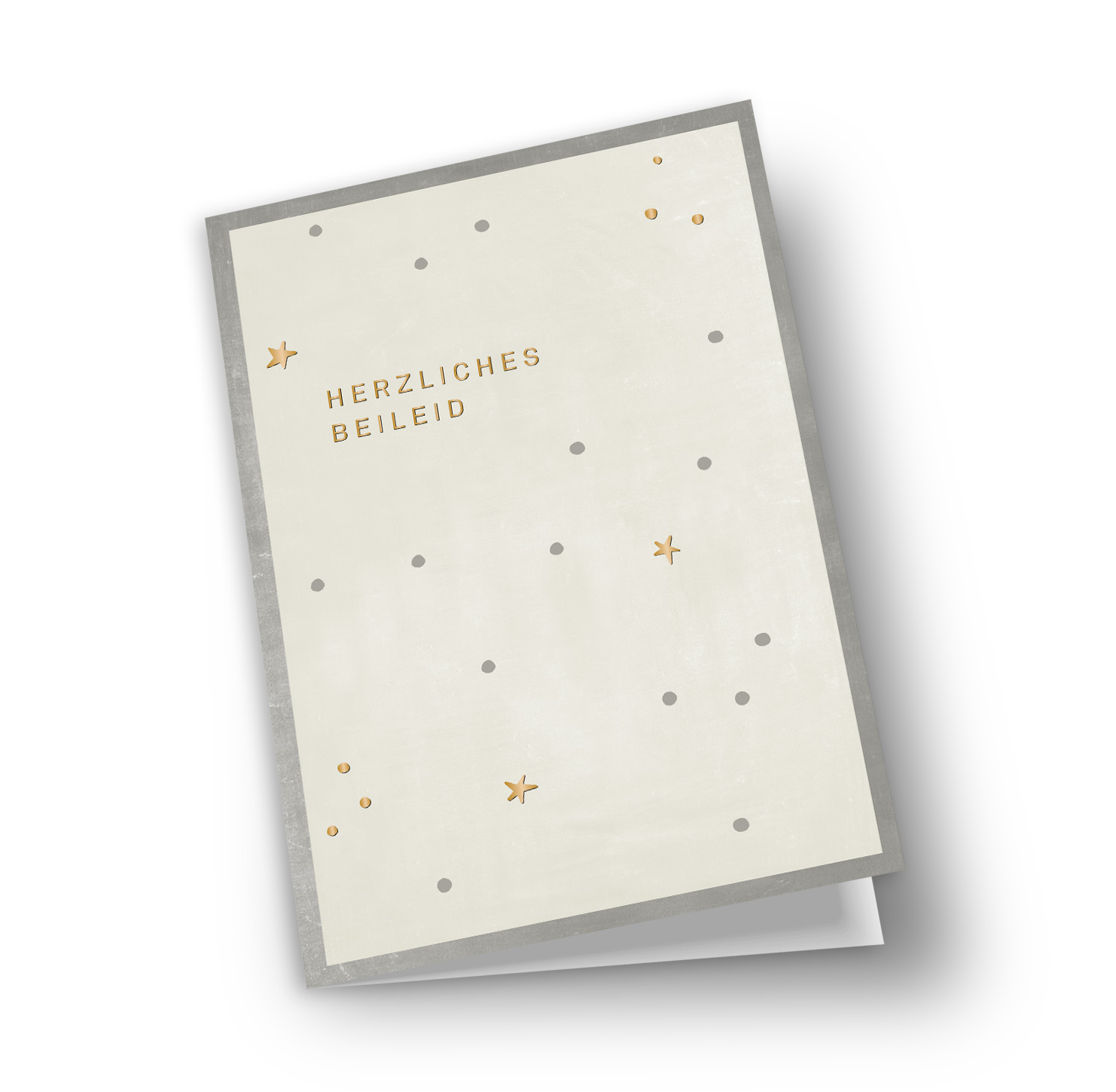 Doublecard C6 - Designfräulein - Condolences stars