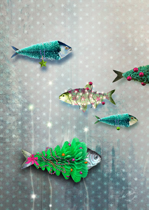 Postkarte - La Tack - treefishes