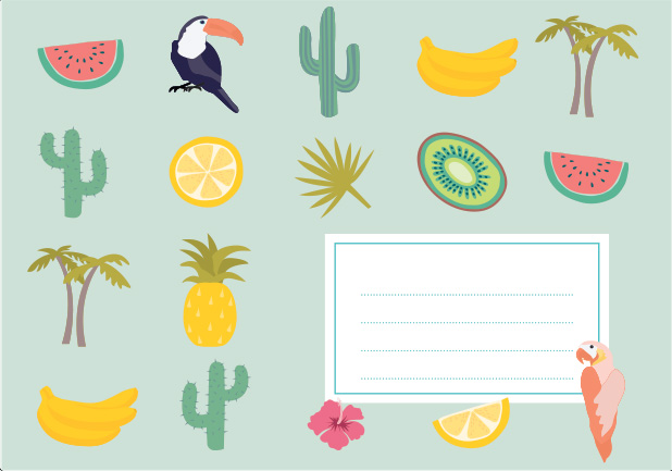 Envelope - crissXcross - Tropical Envelope - crissXcross - Tropical