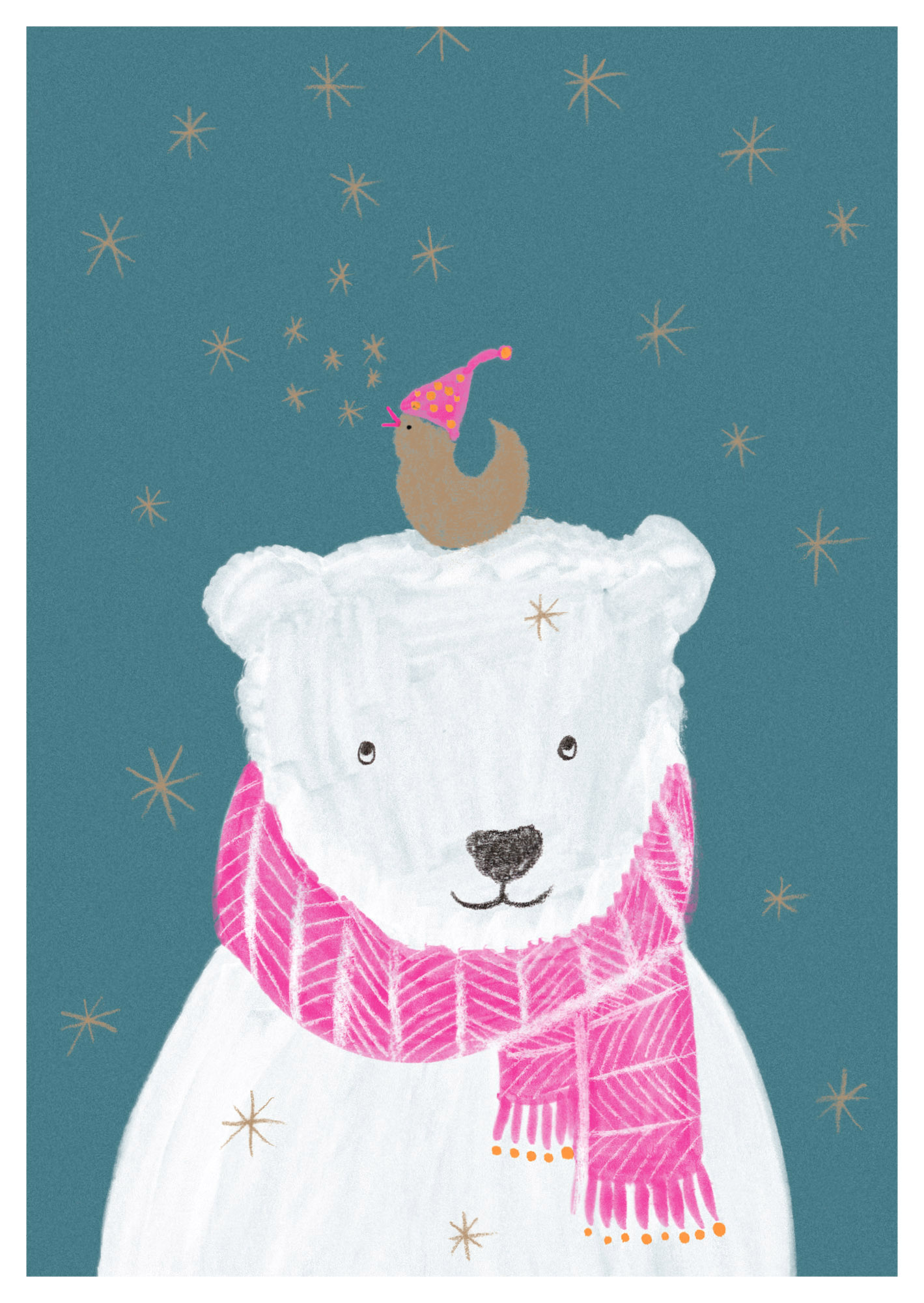 Postkarte - schönegrüsse - Eisbär