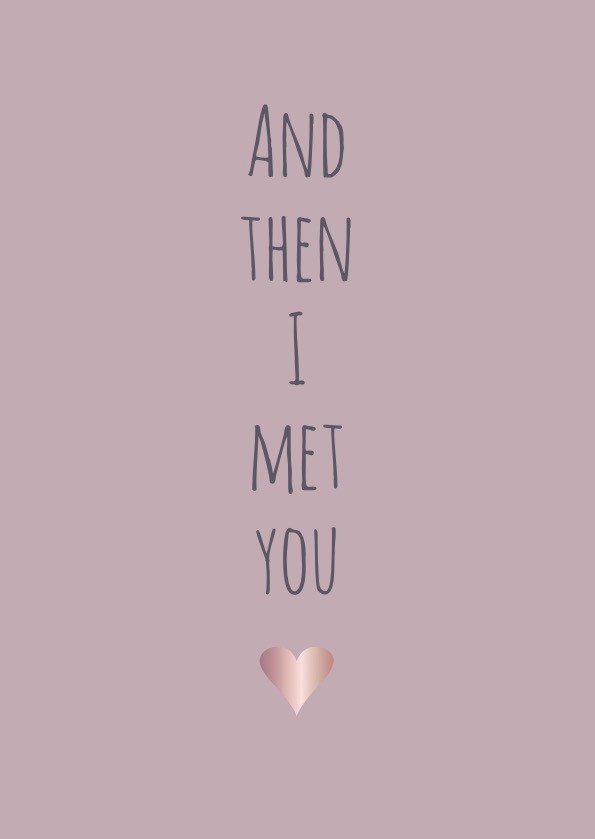 Postcard - Toni Starck - and then I met