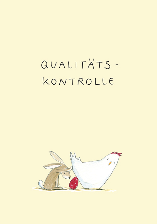 Postcard - Tabea Güttner - Qualitätskontrolle Postcard - Tabea Güttner - Qualitätskontrolle
