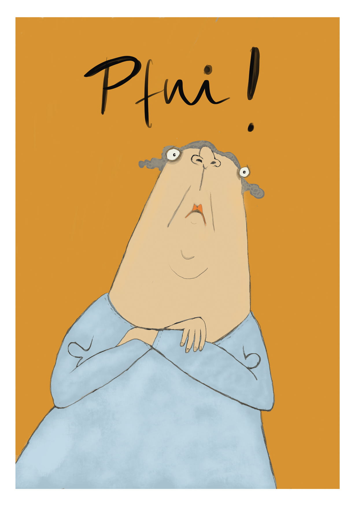 Postkarte - kittiekatstudio - pfui