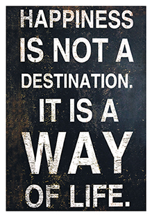 Postkarte - La Card - Happiness