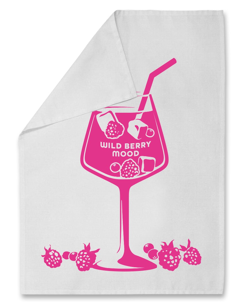 Tea towel - wild berry mood