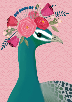 Postkarte - Toni Starck - Peacock Postkarte - Toni Starck - Peacock