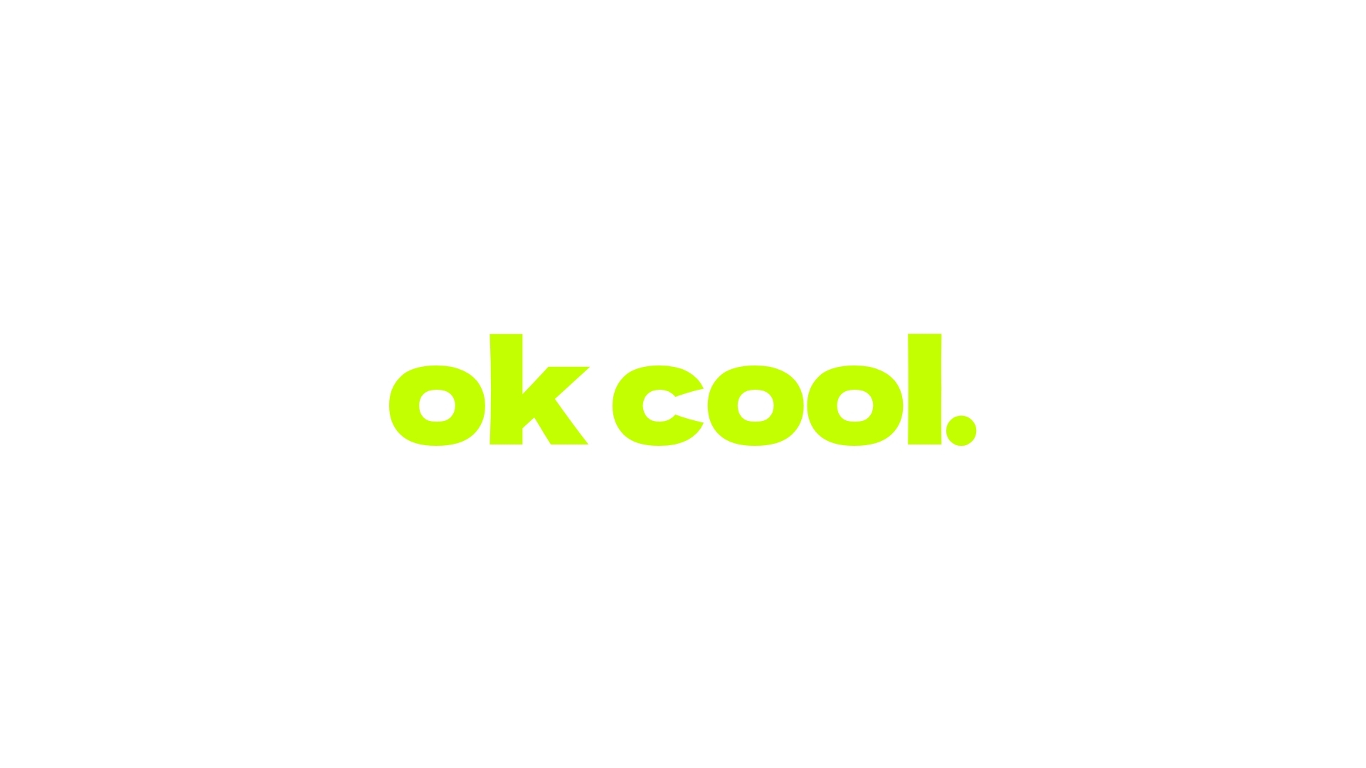 Bügelbild - ok cool