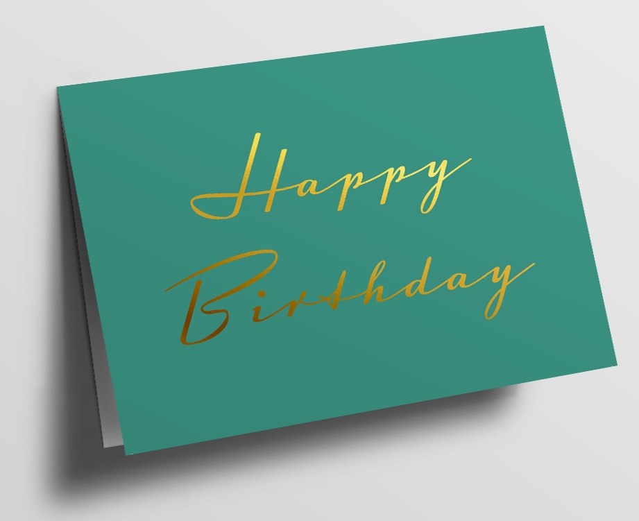 Klappkarte C6 - pure - Happy Birthday