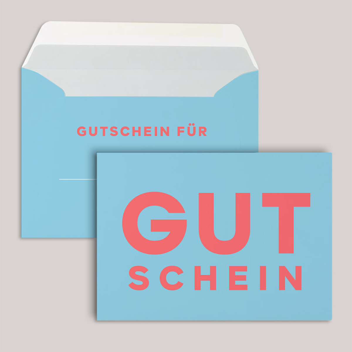 Umschlag - neonstyle - Gutschein