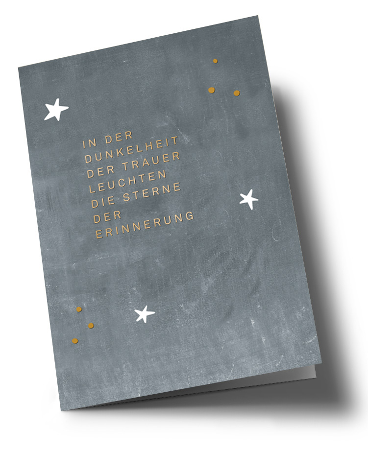 Doublecard C6 - Designfräulein - Mourning stars