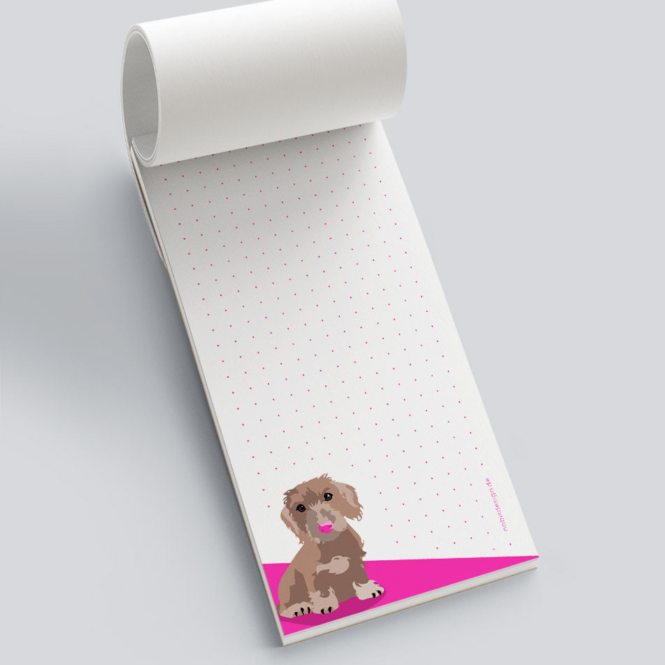 Block DIN lang - neonstyle - Rosa Block DIN lang - neonstyle - Rosa