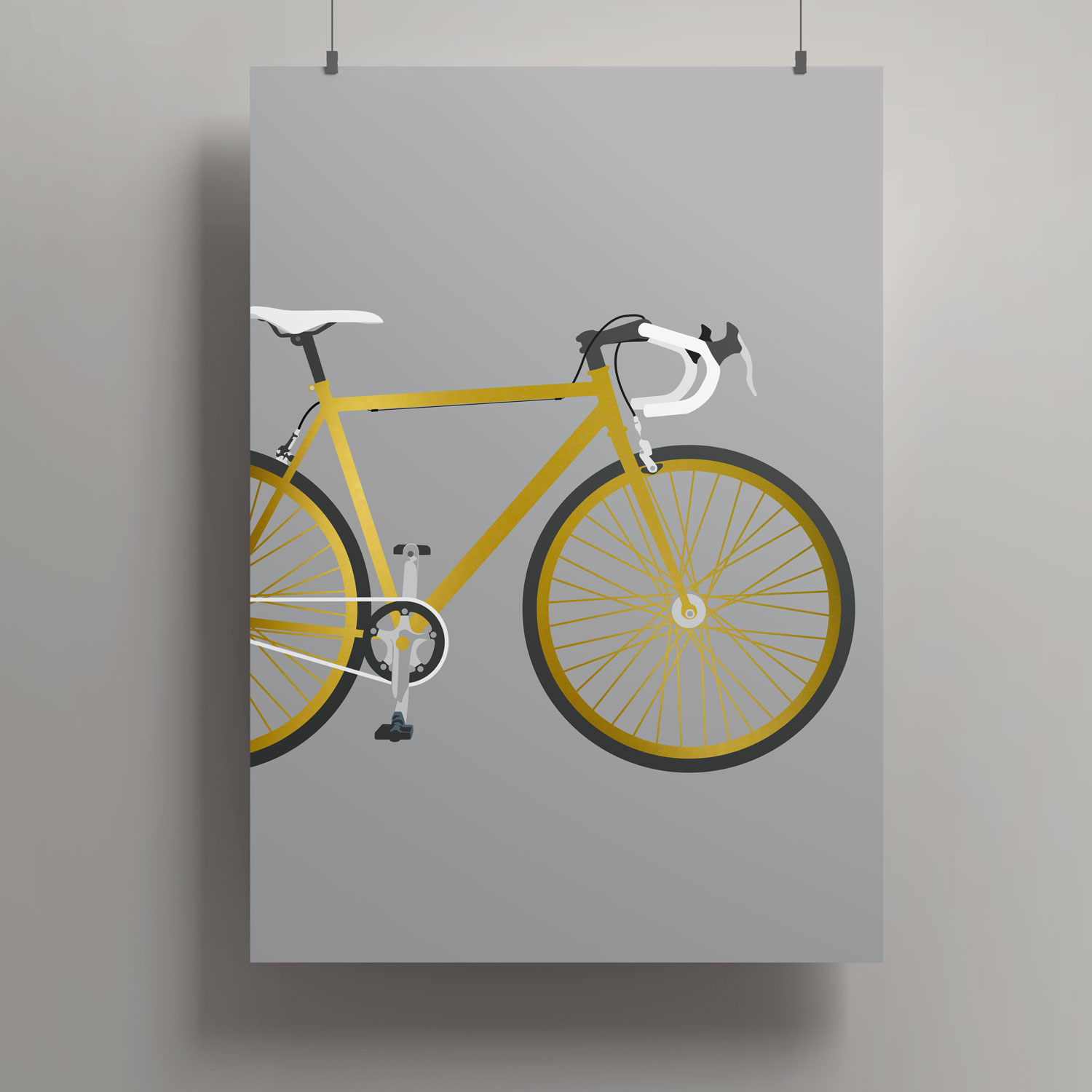 Artprint A3 - Racing Bike