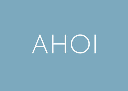 Postcard - Wortsinn - Ahoi