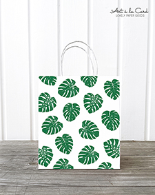 Geschenktüte Midi - Monstera