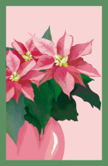 Minicard - Toni Starck - Poinsettia