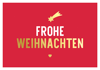 Postkarte - La Card - Sternschnuppe