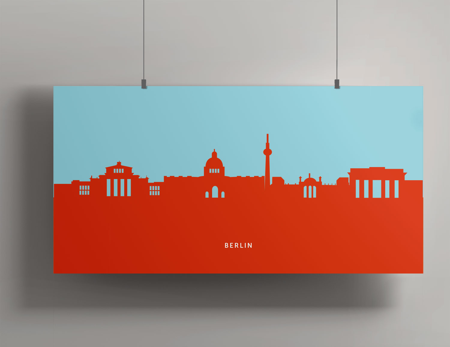 Artprint 20x40 - Berlin Skyline Artprint 20x40 - Berlin Skyline