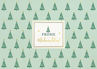 Postkarte - La Card - Strichbäumchen Postkarte - La Card - Strichbäumchen