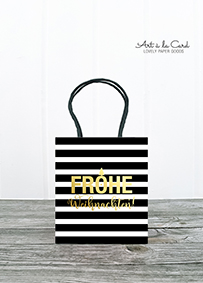 Geschenktüte Mini - Weihnachten, black Geschenktüte Mini - Weihnachten, black