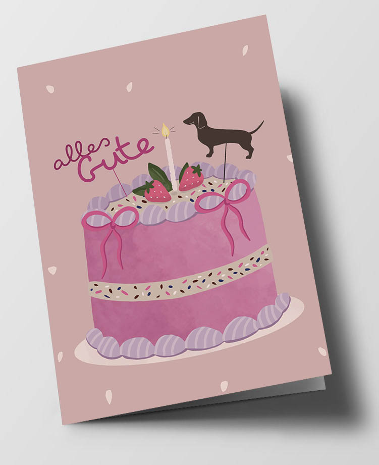 C6 folding card – Alfie’s Greetings – Hurray