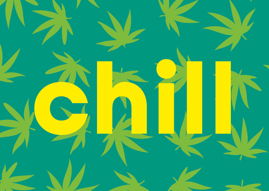 Postcard - happy wrong - chill