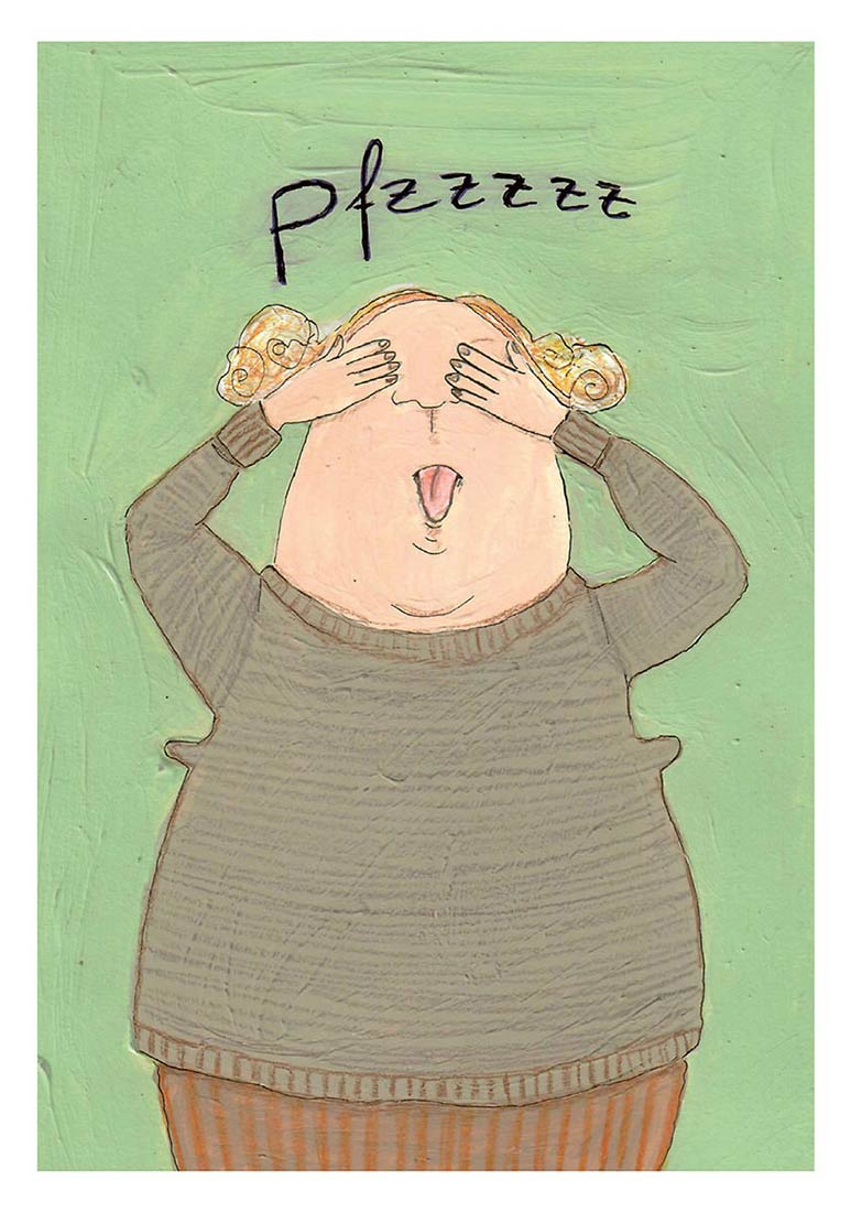 Postkarte - kittiekatstudio - pfzzzz