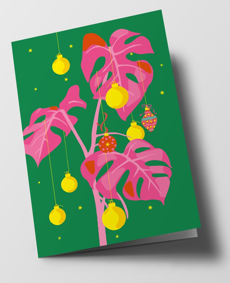 C6 folding card - Happiness - window card