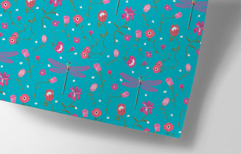 Wrapping paper - happiness - Dragonfly Wrapping paper - happiness - Dragonfly