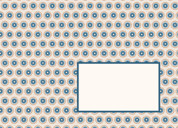 Umschlag - Toni Starck Pattern - Ocean Circles Umschlag - Toni Starck Pattern - Ocean Circles