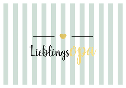 Postkarte - La Card - Lieblingsopa