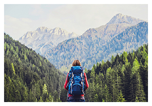 Postkarte - La Card - Wanderlust