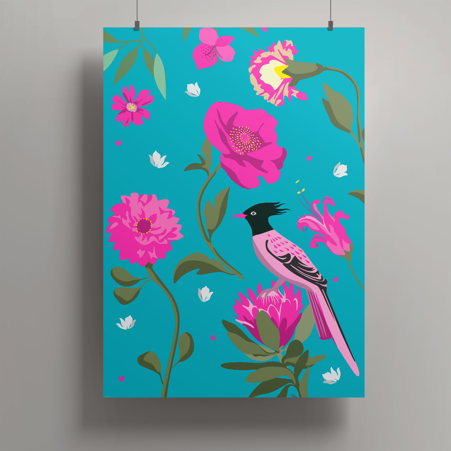 Artprint A3 - Pretty Bird Artprint A3 - Pretty Bird