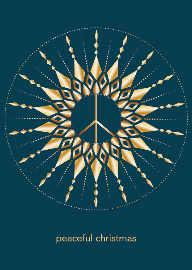 Postcard - Toni Starck - peaceful Christmas