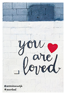 Postkarte - La Card - You are loved Postkarte - La Card - You are loved