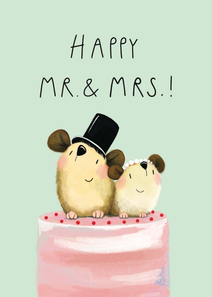 Postcard - Tabea Güttner - HappyMrMrs