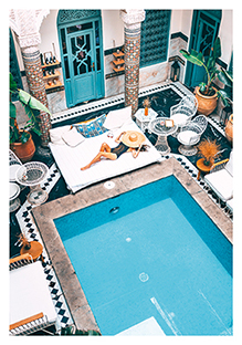 Postkarte - La Card - Poolparty Postkarte - La Card - Poolparty