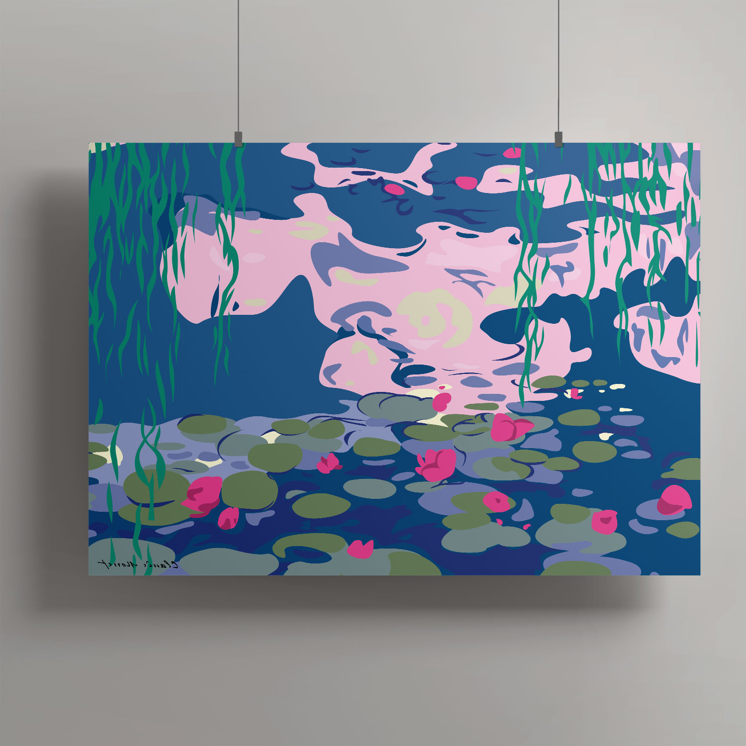 Artprint A3 - Water Liles, Claude Monet
