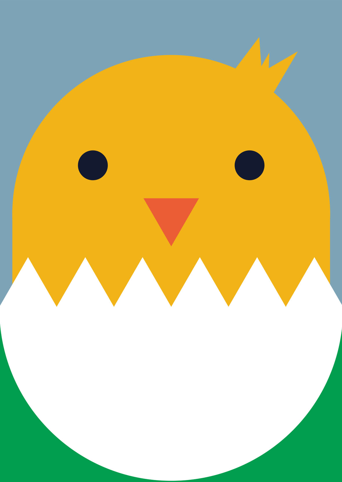 Postcard - Designfräulein - Funny Faces - Chicks