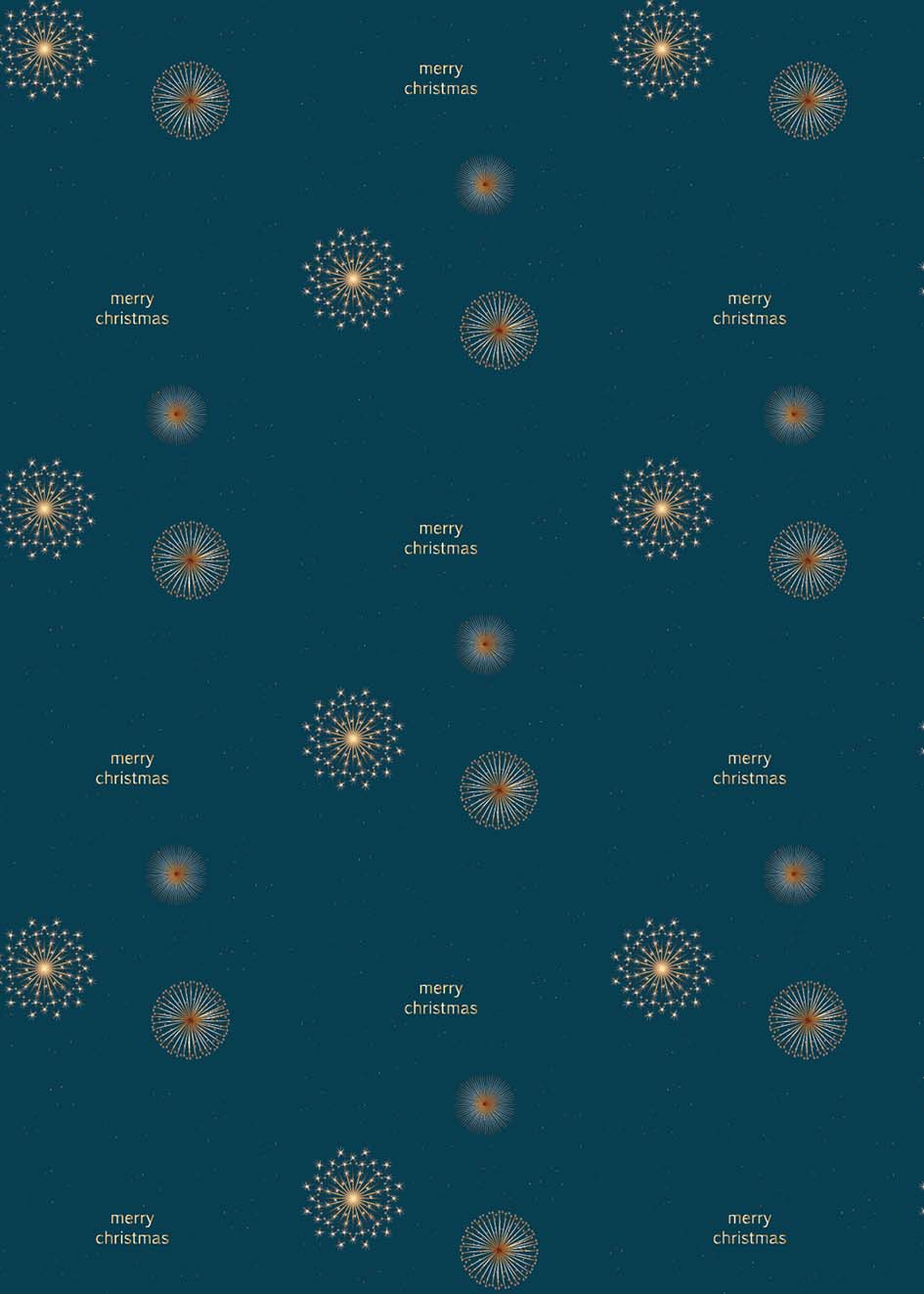 Geschenkpapier - toni starck pattern - Golden Sky