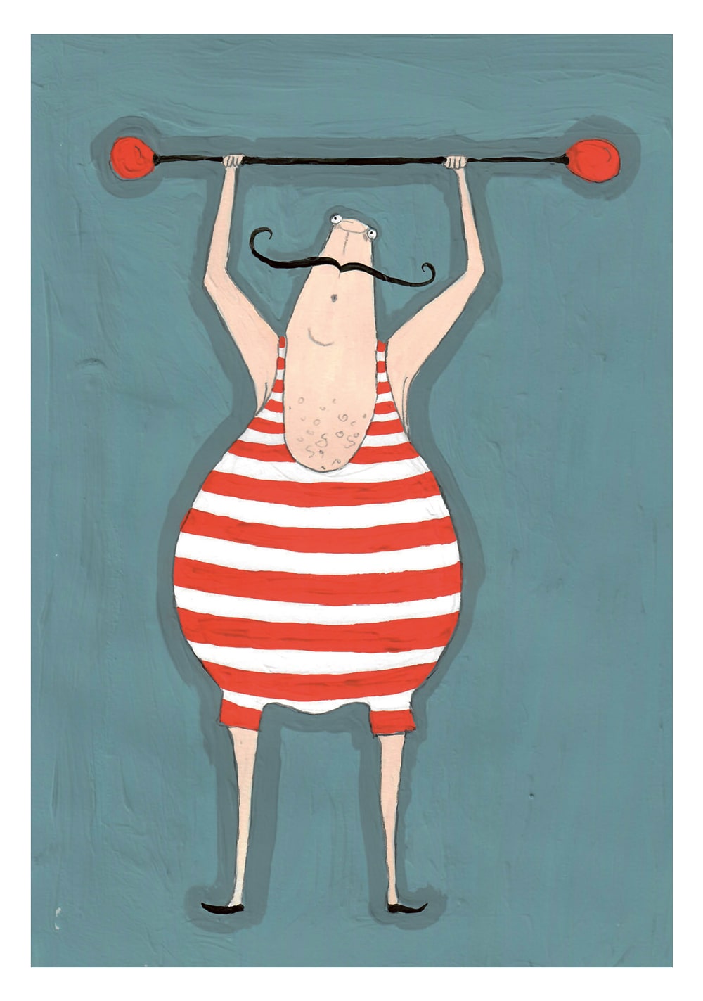 Postkarte - kittiekatstudio - gewichte